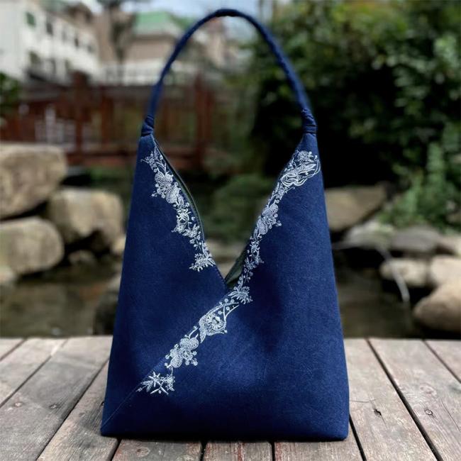 Bags | Handmade Embroidery Pattern Canvas Shoulder Bag Tote Bag Set Accessories Bags