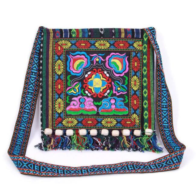 Bags | Tibetan Handmade Embroidered Camellia Canvas Shoulder Bag Crossbody Bag Accessories Bags