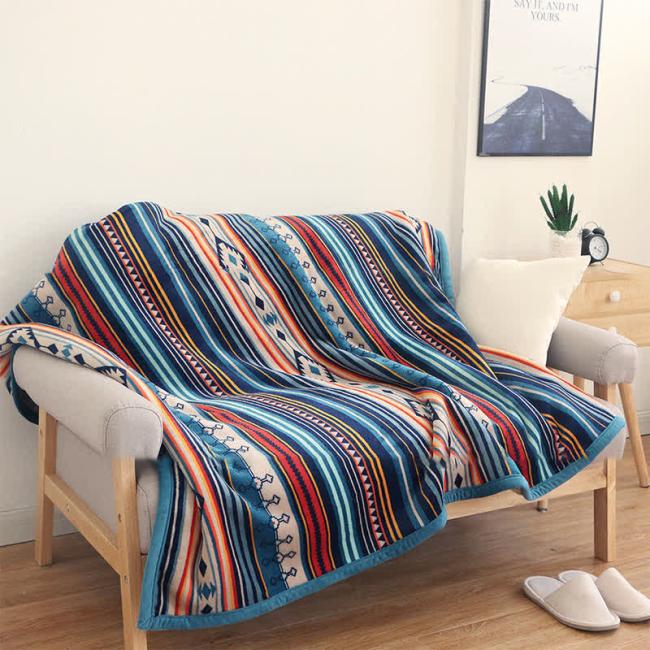 Blanket | Geometric Warm Soft Bed Throw Blanket Accessories Blanket