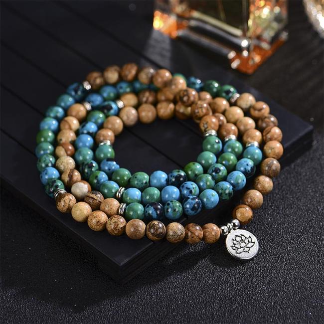 Bodhi Seed Malas | 108 Meditation Healing Multilayer Mala Bodhi Seed Malas Bodhi Seed Malas