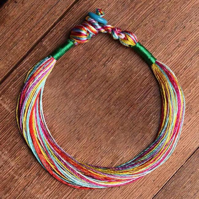 Bracelets | Tibetan Handmade Five Colorful Thread Dragon Boat Festival Protection Adult Child String Bracelet Bracelets Bracelets