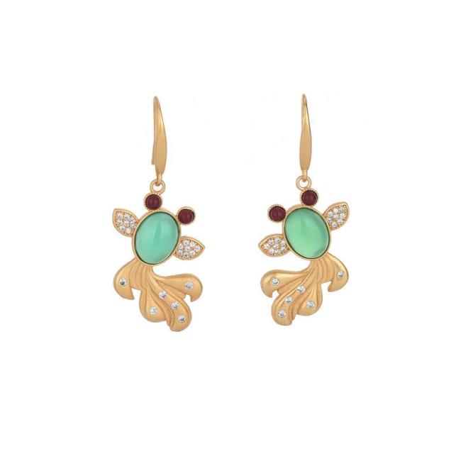 Earrings | FengShui Jade Koi Fortune Earrings Earrings Earrings