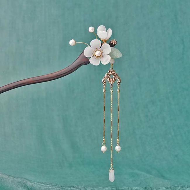 Hairpin | Ebony Flower Protection Blessing Hairpin Decorations Hairpin Hairpin