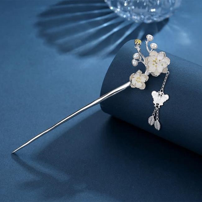 Hairpin | Plum Blossom Butterfly Love Freedom Tassel Hairpin Hairpin Hairpin