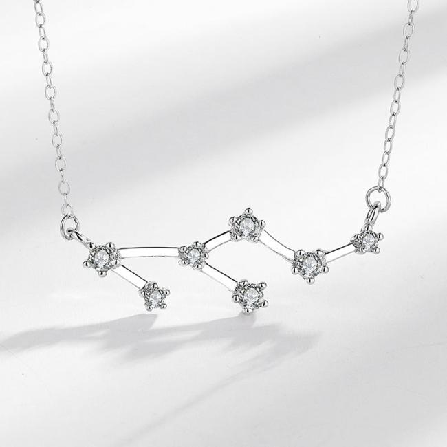 Necklaces & Pendants | 925 Sterling Silver 12 Constellations of the Zodiac Astrology Blessing Necklace Pendant Jewelry Necklaces & Pendants