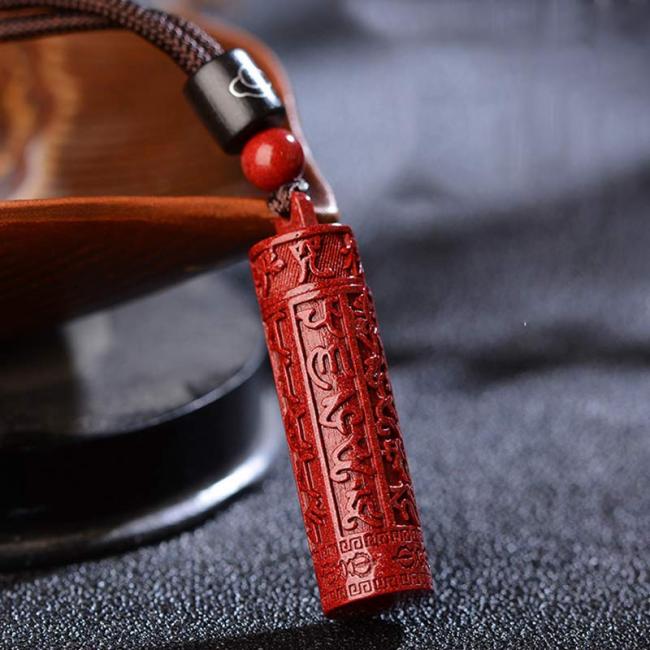 Necklaces & Pendants | Tibetan Cinnabar Mantra Concentration String Necklace Jewelry Necklaces & Pendants