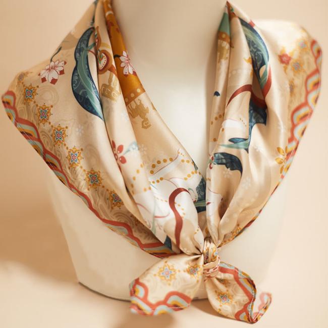 Scarves+ Shawls | Dunhuang Riyue Mountain 100% Mulberry Silk Scarf Dunhuang Shawl Accessories Scarves+ Shawls