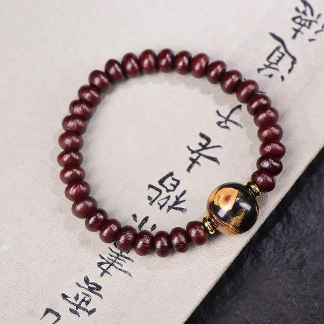 Bracelets | Natural Tibetan Purple Bodhi Seed Bead Harmony Bracelet Bracelets Bracelets