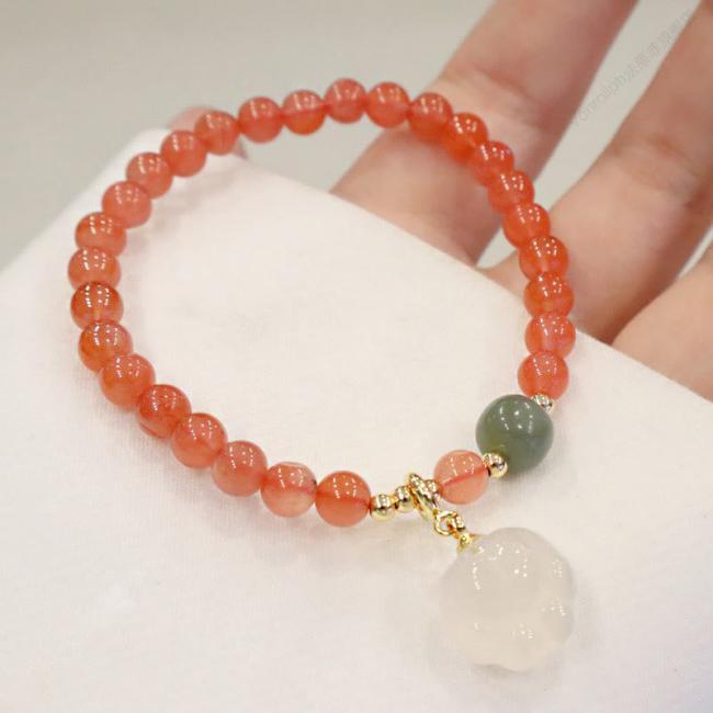 Bracelets | Red Agate Chalcedony Cat Paw Jade Confidence Bracelet Bracelets Bracelets