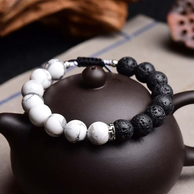 Bracelets | Yin Yang Lava Stone Protection Bracelet Bracelets Bracelets